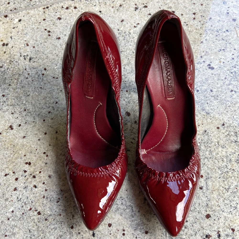 BCBG Red Patent Heels